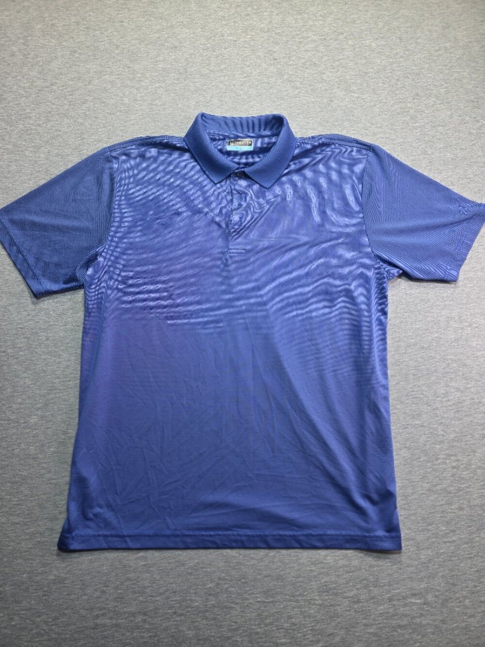 PGA Tour Blue Performance Golf Polo Shirt Men's Size XL